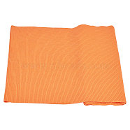 Cotton Ribbing Fabric for Cuffs, Waistbands Neckline Collar Trim, Dark Orange, 650x235x1mm(FIND-WH0290-003C)