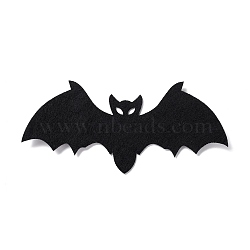 Wool Felt Bat Party Decorations, Halloween Themed Display Decorations, for Decorative Tree, Banner, Garland, Black, 236x110x2mm(AJEW-P101-01C)