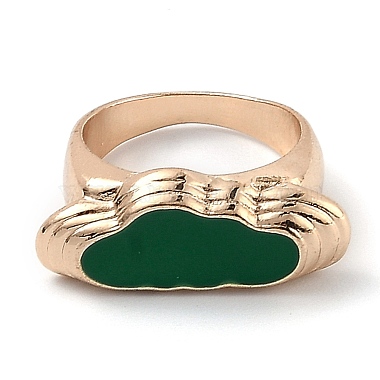 Green Alloy Finger Rings