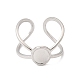 304 Edelstahl Ringkomponenten(RJEW-P188-01A-P)-2