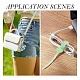 50Pcs Luminous Silicone Cable Ties(FIND-TA0010-63B)-10