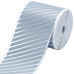 10M PES Reflective Heat Transfer Trimming, Stripe Pattern Sublimation Tape, Dark Gray, 55x0.2mm(DIY-GF0006-04)