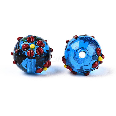 Handmade Lampwork Enamel Beads(X1-LAMP-T023-23B)-3