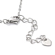201 Stainless Steel Link Bracelets with Cable Chains(BJEW-P297-01P-B)-3