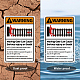 уф-защищенный и водонепроницаемый алюминиевый предупреждающие знаки(AJEW-WH0111-K23)-5