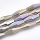 Electroplate Opaque Solid Color Glass Beads Strands(EGLA-S174-18A)-1