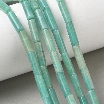 Natural Amazonite Beads Strands, Column, 13x4mm, Hole: 0.8mm, about 29pcs/strand, 15.35''(39cm)