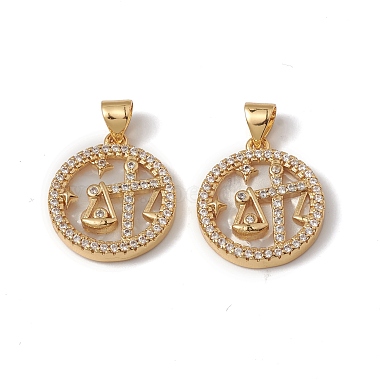 Rack Plating Brass Shell Pendants(KK-D087-25G-07)-2