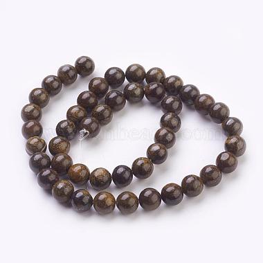 Chapelets de perles en bronzite naturel(G-Q605-25)-2