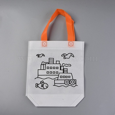 Orange Red Cloth Totes