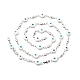 Enamel Flat Round with Evil Eye Link Chains(CHS-G021-01P-04)-3