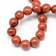 jaspe rouge naturel brins de perles(X-G-R193-11-6mm)-2