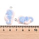 Flocking Opaque Resin Pendants(RESI-P053-03E-P)-3
