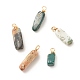 Natural Indian Agate Pendants(PALLOY-JF01582-04)-1
