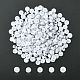 300pcs 2 Styles Opaque White Acrylic Beads(MACR-YW0002-58B)-1