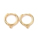 Brass Huggie Hoop Earrings Finding(KK-D063-05G)-1