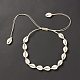 Natural Shell Beaded Necklace(NJEW-E094-01B)-2