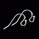 925 Sterling Silver Earring Hooks(STER-I014-10S)-4