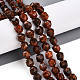 Dyed Natural Sesame Jasper Beads Strands(G-T139-8mm-47L)-1