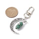 Natural & Synthetic Gemstone Pendant Decorations(HJEW-JM01803)-3