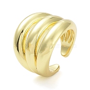 Brass Rings, Long-Lasting Plated, Cadmium Free & Lead Free, Real 18K Gold Plated, 5.5~21mm, Inner Diameter: 17.8mm(RJEW-E077-03G)