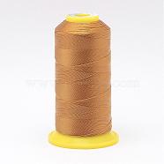 Nylon Sewing Thread, Goldenrod, 0.4mm, about 400m/roll(NWIR-N006-01K1-0.4mm)