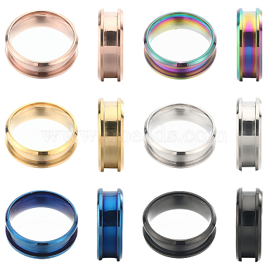 Mixed Color 304 Stainless Steel Ring Components