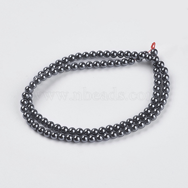 Non-magnetic Synthetic Hematite Beads Strands(X-G-H1073-1)-2