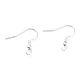 304 Stainless Steel Earring Hooks(X-STAS-T031-17S)-1