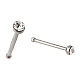 304 Stainless Steel Nose Studs(AJEW-D006-3B)-1