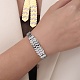 304 Stainless Steel with Cubic Zirconia Bracelet(NJEW-Q322-06P)-1