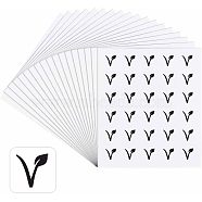 PVC & Paper Sticker Labels, Adhesive Stickers, for Scrapbooking Making, Flower Pattern, 100x80x0.2mm, Sticker: 12x12mm, 30pcs/sheet(DIY-WH0374-67B)