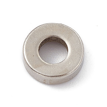 Donut Refrigerator Magnets, Office Magnets, Whiteboard Magnets, Durable Mini Magnets, Platinum, 7.5x2mm, Hole: 3.6mm