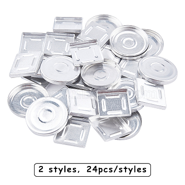 casseroles à palettes en aluminium vides Olympcraft(MRMJ-OC0001-18)-4