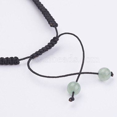 Natural Gemstone Beads Braided Bracelets(X-BJEW-JB02949)-3
