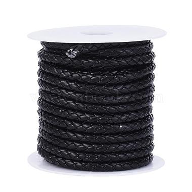 Braided Imitation Leather Cord(LC-D051-B-11)-2