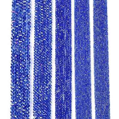 perles en verre plaquent brins(EGLA-A044-T8mm-B31)-2