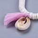 Cotton Thread Tassels Charm Bracelets(BJEW-JB04385-02)-3