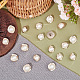40Pcs 2 Style 1-Hole ABS Plastic Imitation Pearl Shank Buttons(BUTT-NB0001-56)-4