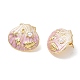 304 Stainless Steel & Enamel Stud Earrings(EJEW-Z170-01G-01)-2