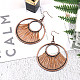 Creative Design Alloy Dangle Earrings(EJEW-F238-20B)-1