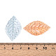 Transparent Acrylic Leaf Pendants(TACR-T031-01M)-4