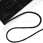 10Yards Polyester Cords, Soft Drawstring Replacement Rope, for Sweatpants Shorts Pants Jackets Coats, Black, 5mm(OCOR-FG0002-72B)