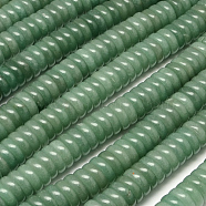 Flat Round/Disc Natural Green Aventurine Beads Strands, Heishi Beads, 12x4mm, Hole: 1mm, about 50pcs/strand, 7.87 inch(G-R310-10)