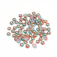 Imitation Pearl Acrylic Cabochons, Dome, Chocolate, 3x1mm, about 10000pcs/bag(OACR-R063-3mm-09)