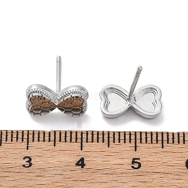 Brass Stud Earrings(EJEW-D288-16P)-3