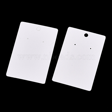 Rectangle Paper One Pair Earring Display Cards with Hanging Hole(CDIS-YWC0001-01)-3