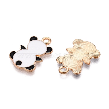 Panda Theme Alloy Enamel Pendants(ENAM-T020-34H)-2