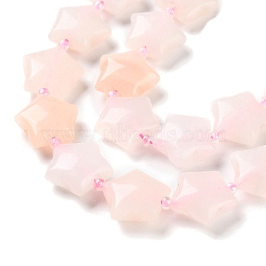 Natural Rose Quartz Beads Strands(G-NH0005-026)-4