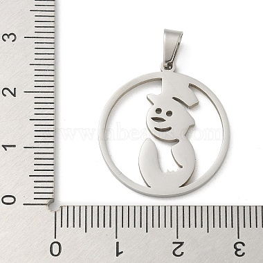 Christmas Theme 304 Stainless Steel Pendants(STAS-Q005-01P-01)-3